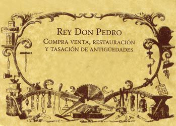 Rey Don Pedro poster de estilo antiguo